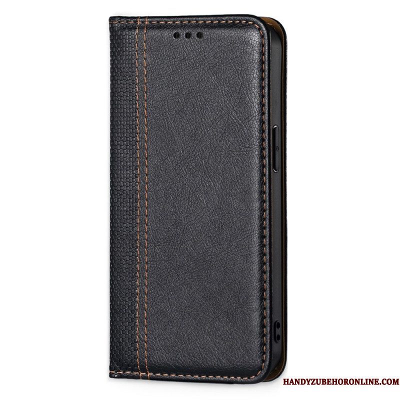 Bescherming Hoesje voor Xiaomi 12 Pro Folio-hoesje Vintage Leereffect
