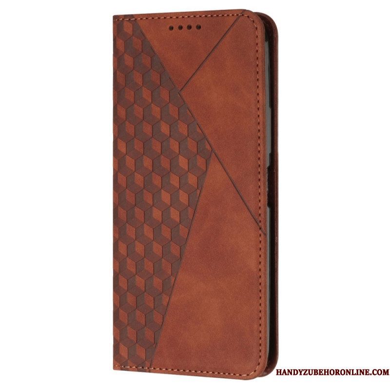 Bescherming Hoesje voor Xiaomi 13 Folio-hoesje Stijl Leer 3d-patroon