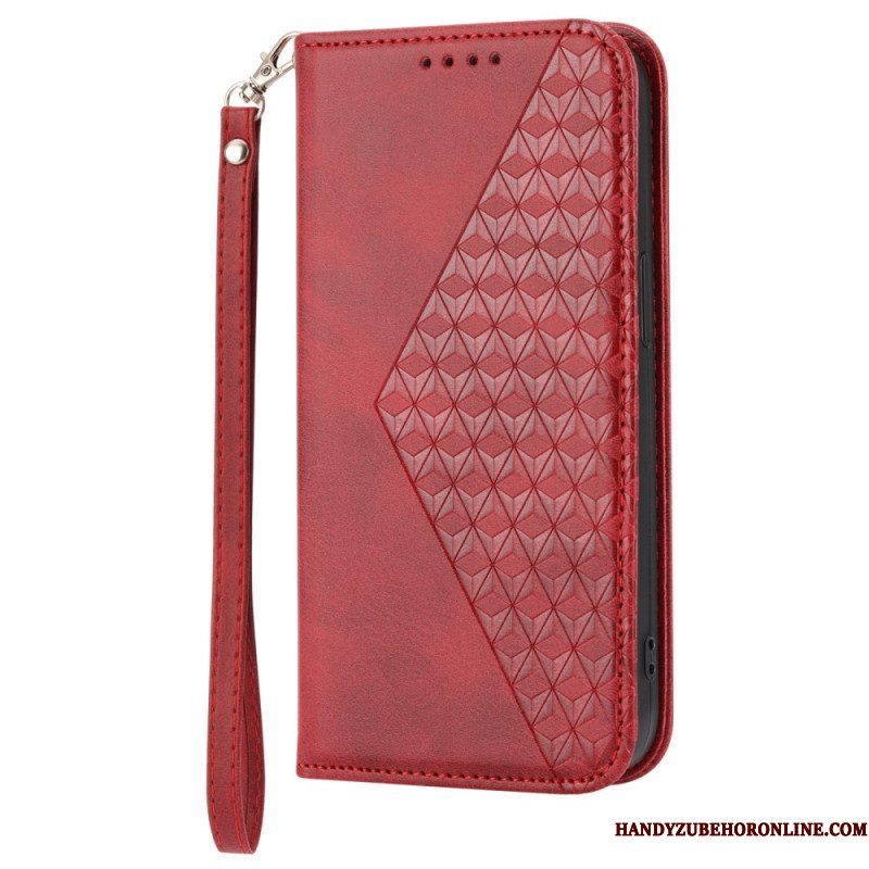 Bescherming Hoesje voor Xiaomi 13 Folio-hoesje Stijl Leer 3d-patroon