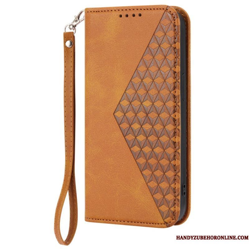 Bescherming Hoesje voor Xiaomi 13 Folio-hoesje Stijl Leer 3d-patroon