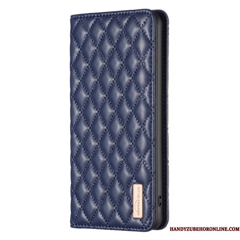 Bescherming Hoesje voor Xiaomi 13 Lite Folio-hoesje Binfen Kleurstijl Gewatteerd