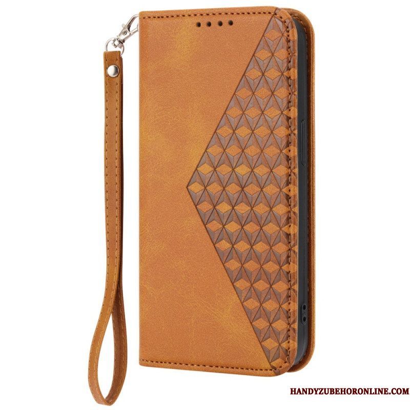 Bescherming Hoesje voor Xiaomi 13 Pro Folio-hoesje Stijl Leer 3d-patroon