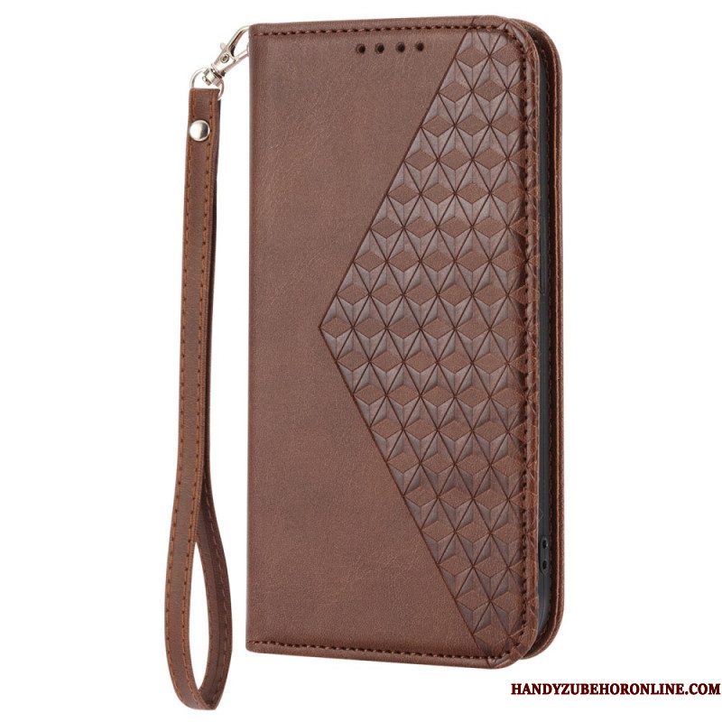 Bescherming Hoesje voor Xiaomi 13 Pro Folio-hoesje Stijl Leer 3d-patroon