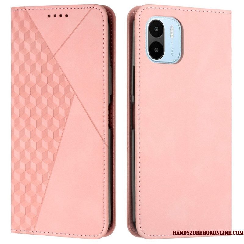 Bescherming Hoesje voor Xiaomi Redmi A1 Folio-hoesje Kubieke Stijl Skin-touch