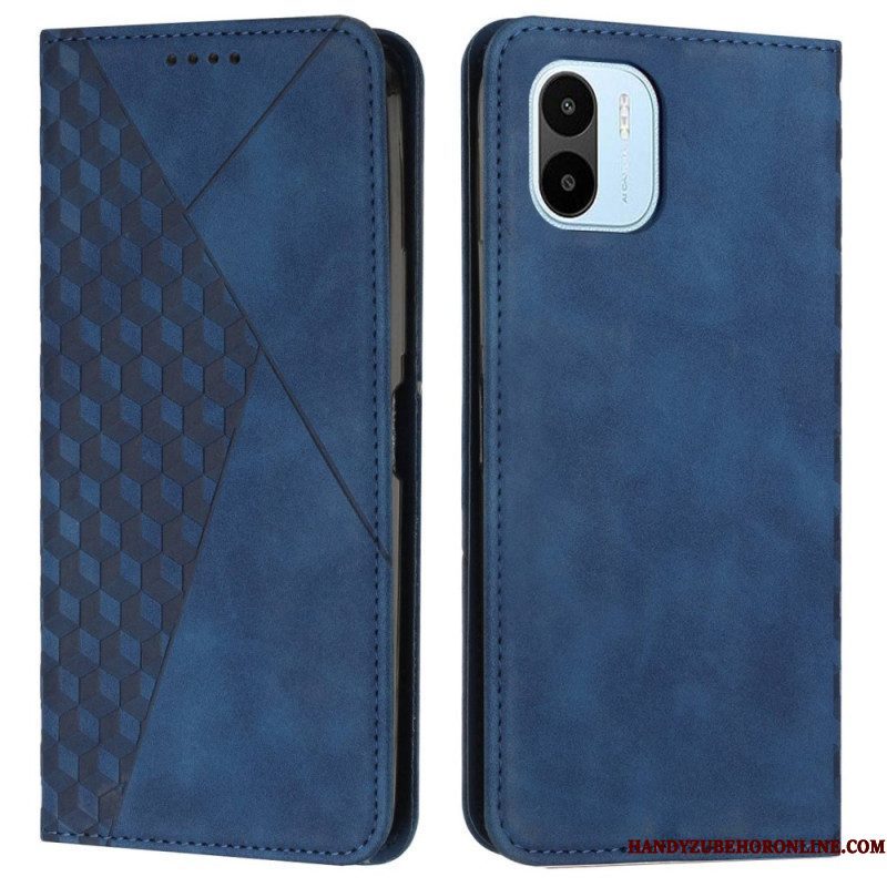 Bescherming Hoesje voor Xiaomi Redmi A1 Folio-hoesje Kubieke Stijl Skin-touch