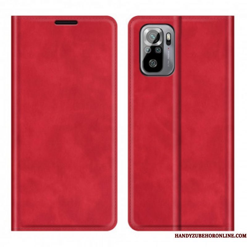 Bescherming Hoesje voor Xiaomi Redmi Note 10 / 10S Folio-hoesje Aanraking Van De Huid