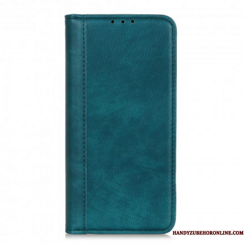 Bescherming Hoesje voor Xiaomi Redmi Note 10 / 10S Folio-hoesje Litchi Split Lederen Versie