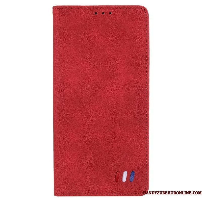 Bescherming Hoesje voor Xiaomi Redmi Note 10 5G Folio-hoesje Driekleurige Lederen Stijl