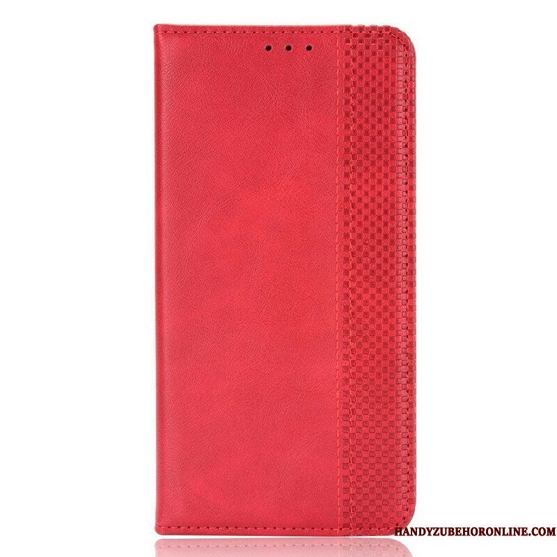 Bescherming Hoesje voor Xiaomi Redmi Note 10 5G Folio-hoesje Gestileerd Vintage Leereffect