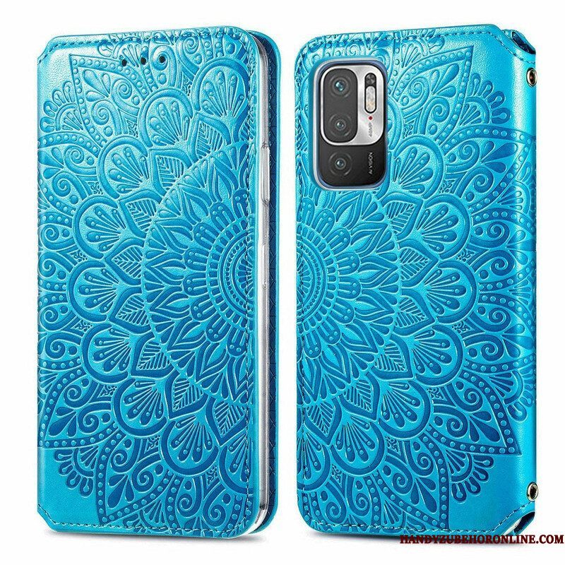 Bescherming Hoesje voor Xiaomi Redmi Note 10 5G Folio-hoesje Mandala