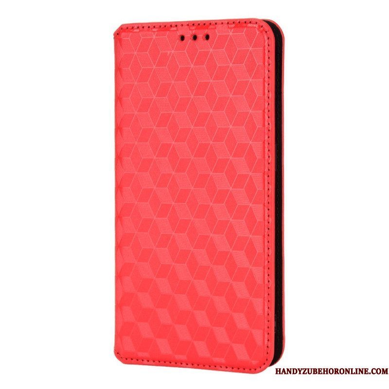 Bescherming Hoesje voor Xiaomi Redmi Note 11 / 11S Folio-hoesje 3d Diamant Leereffect