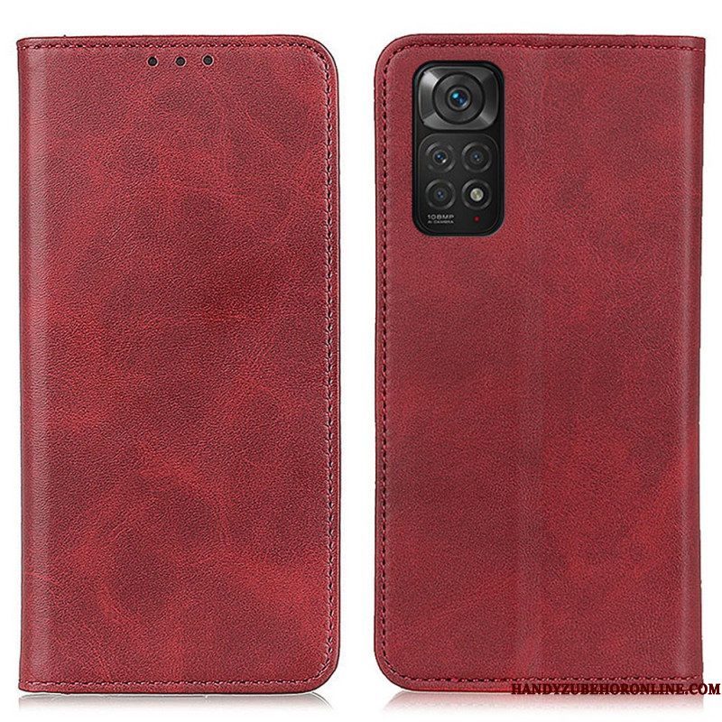 Bescherming Hoesje voor Xiaomi Redmi Note 11 / 11S Folio-hoesje Elegantie Splitleer