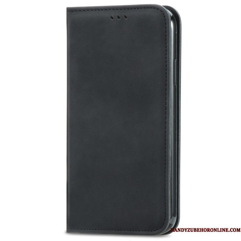 Bescherming Hoesje voor Xiaomi Redmi Note 11 / 11S Folio-hoesje Vintage Leereffect