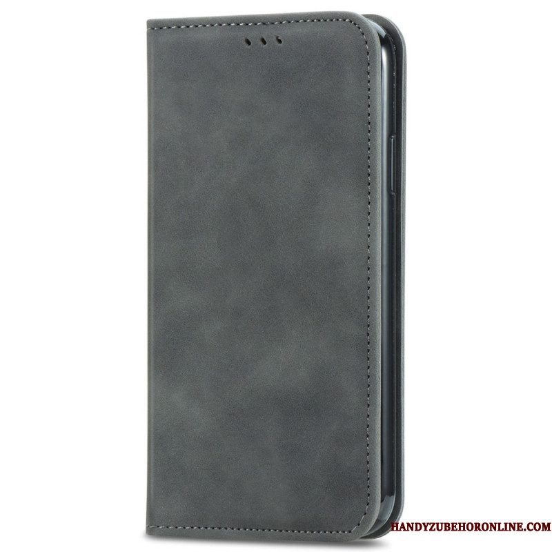 Bescherming Hoesje voor Xiaomi Redmi Note 11 / 11S Folio-hoesje Vintage Leereffect