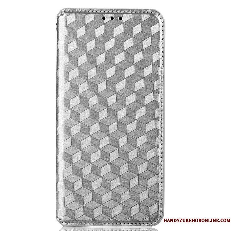 Bescherming Hoesje voor Xiaomi Redmi Note 11 Pro Plus 5G Folio-hoesje Leereffect 3d-textuur