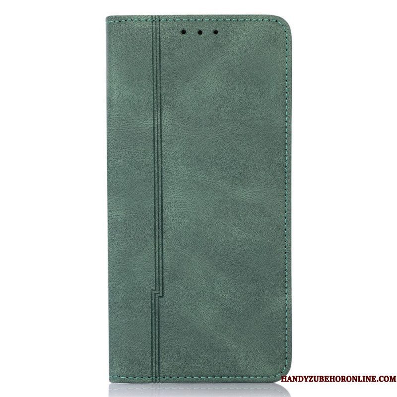 Bescherming Hoesje voor Xiaomi Redmi Note 11 Pro Plus 5G Folio-hoesje Stijl Lederen Lijn