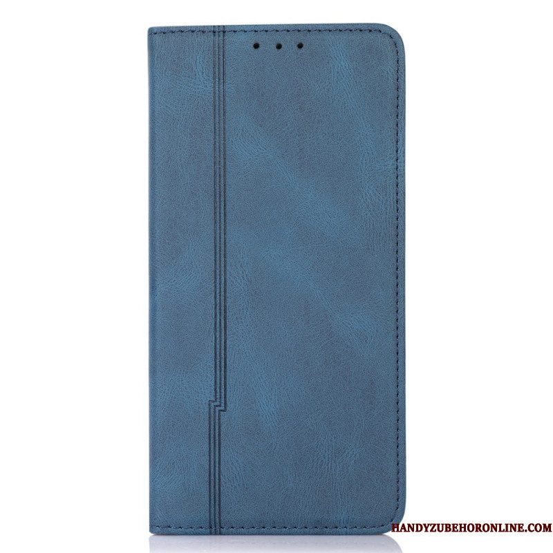 Bescherming Hoesje voor Xiaomi Redmi Note 11 Pro Plus 5G Folio-hoesje Stijl Lederen Lijn