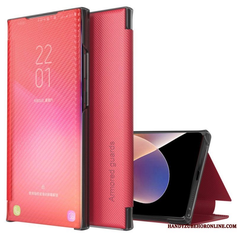 Bescherming Hoesje voor Xiaomi Redmi Note 11 Pro Plus 5G Koolstofvezel
