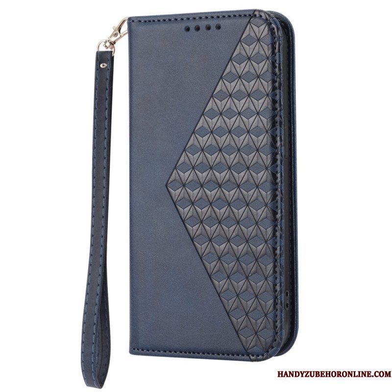 Bescherming Hoesje voor Xiaomi Redmi Note 12 5G Folio-hoesje Stijl Leer 3d-patroon