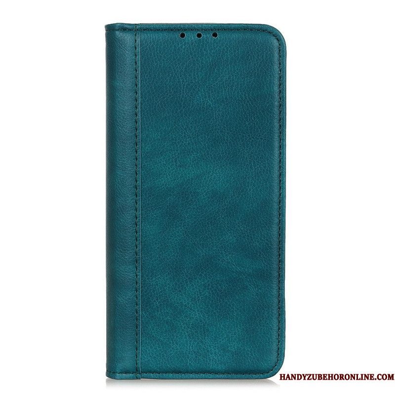 Bescherming Hoesje voor Xiaomi Redmi Note 12 Pro Folio-hoesje Lychee Splitleer