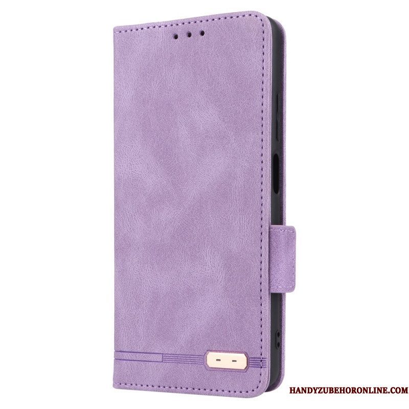 Bescherming Hoesje voor Xiaomi Redmi Note 12 Pro Folio-hoesje Stijlvol Leereffect