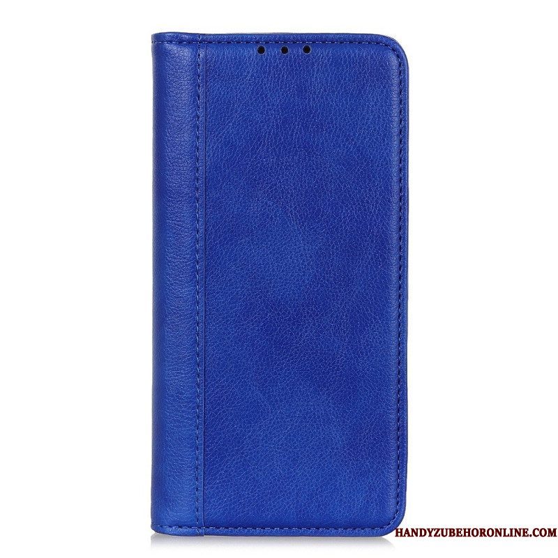 Bescherming Hoesje voor Xiaomi Redmi Note 12 Pro Plus Folio-hoesje Lychee Splitleer