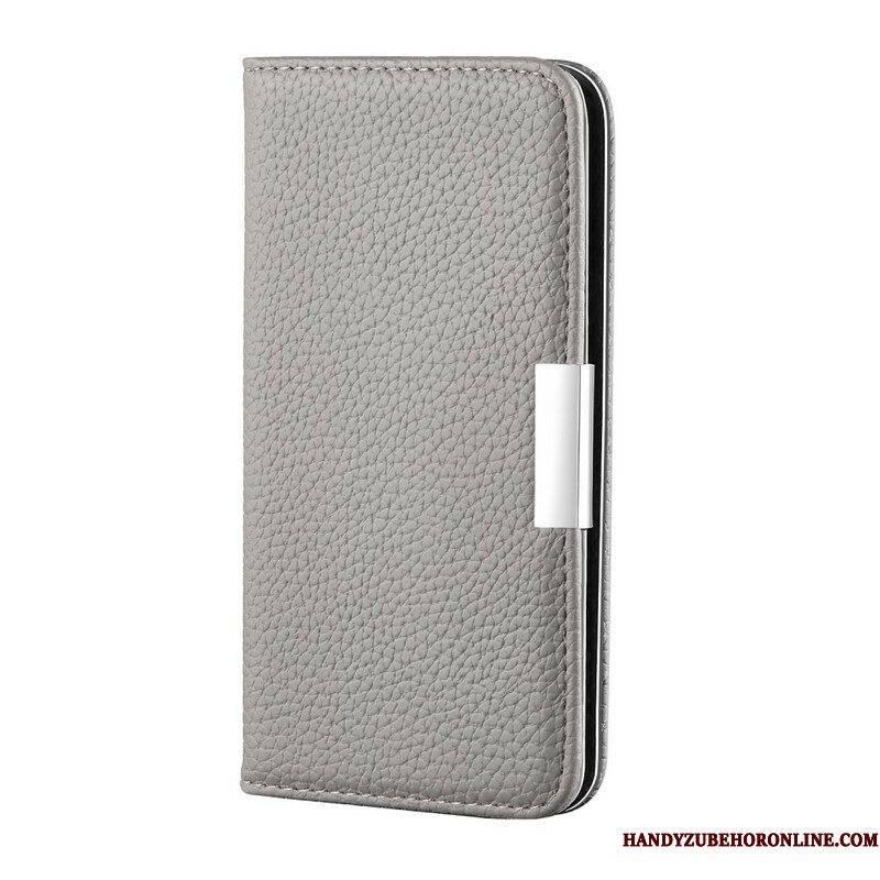 Bescherming Hoesje voor iPhone 13 Pro Max Folio-hoesje Imitatieleer Litchi Ultra Chic