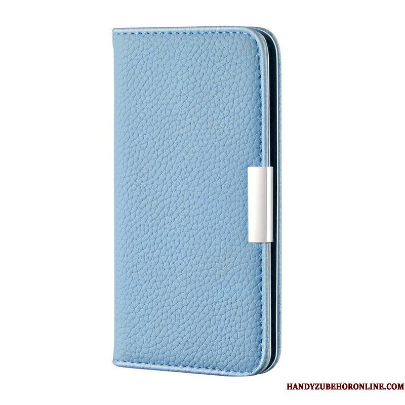 Bescherming Hoesje voor iPhone 13 Pro Max Folio-hoesje Imitatieleer Litchi Ultra Chic