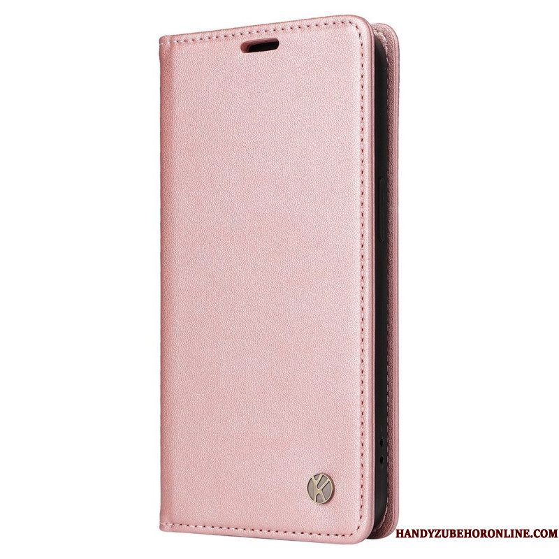 Bescherming Hoesje voor iPhone 14 Folio-hoesje Decoratieve Klinknagels