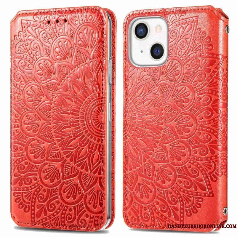 Bescherming Hoesje voor iPhone 14 Plus Folio-hoesje Mandala