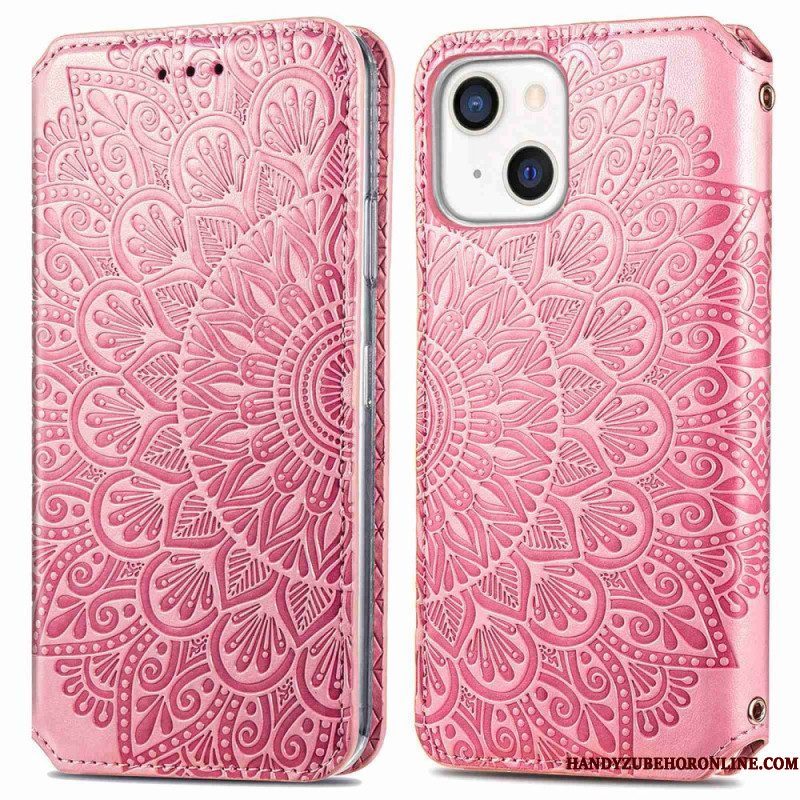 Bescherming Hoesje voor iPhone 14 Plus Folio-hoesje Mandala