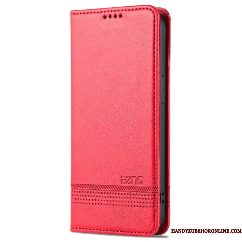 Bescherming Hoesje voor iPhone 14 Pro Folio-hoesje Azns Leerstyling