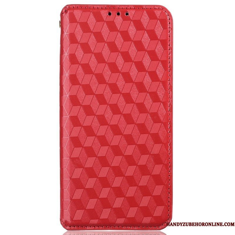 Bescherming Hoesje voor iPhone 14 Pro Max Folio-hoesje 3d Textuur