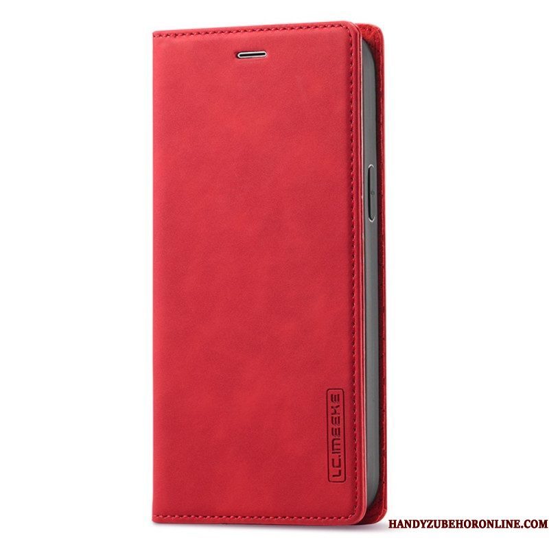 Bescherming Hoesje voor iPhone 15 Folio-hoesje Lc.imeeke