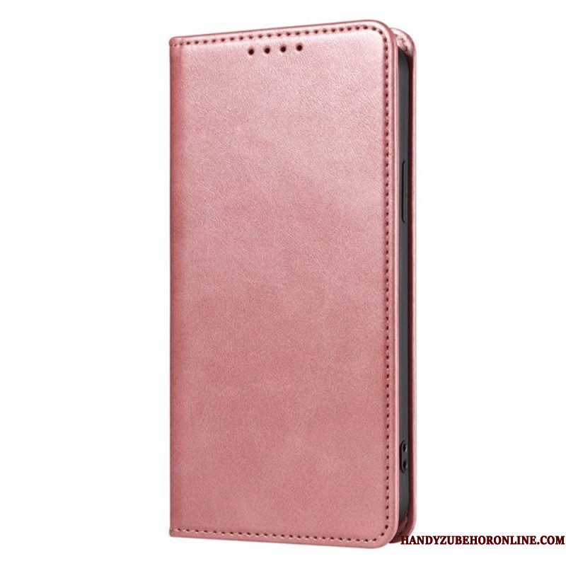 Bescherming Hoesje voor iPhone 15 Plus Folio-hoesje Klassiek Leereffect