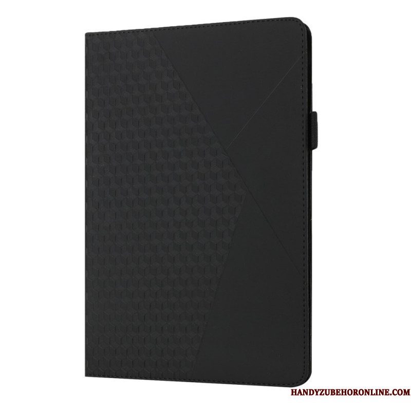 Case voor Samsung Galaxy Tab A8 (2021) Getextureerde Elastische Band