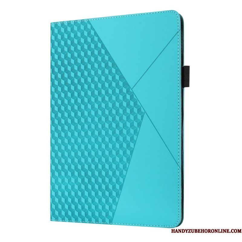 Case voor Samsung Galaxy Tab A8 (2021) Getextureerde Elastische Band