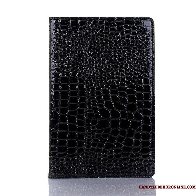 Cover voor Samsung Galaxy Tab A7 Lite Krokodil Textuur