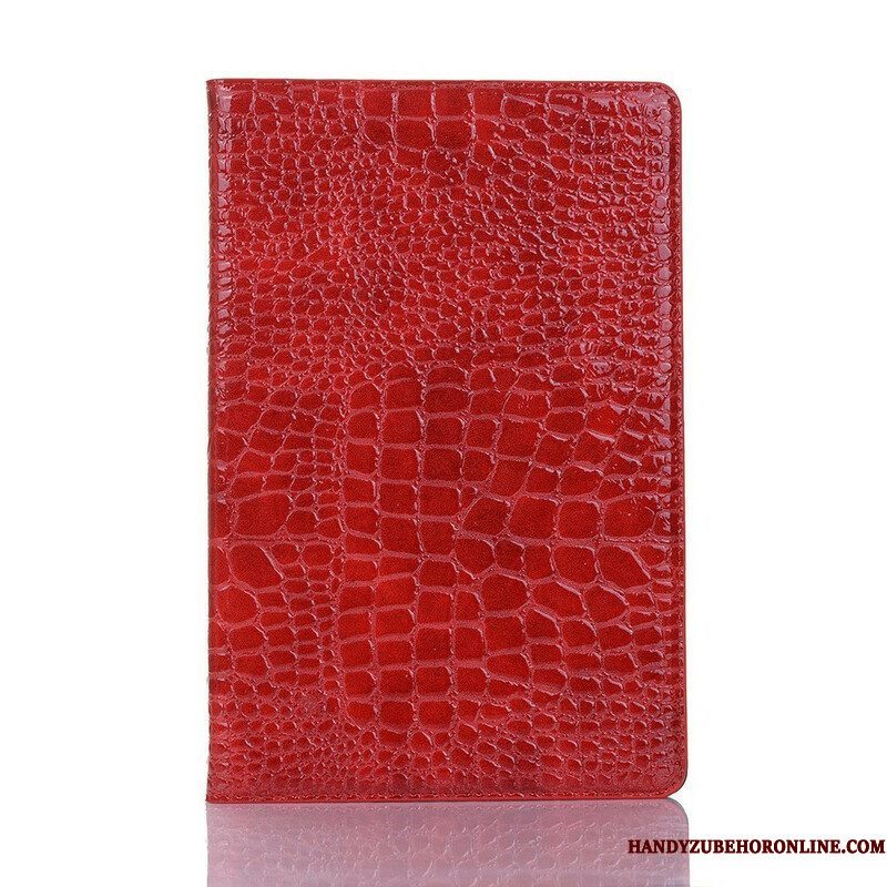 Cover voor Samsung Galaxy Tab A7 Lite Krokodil Textuur