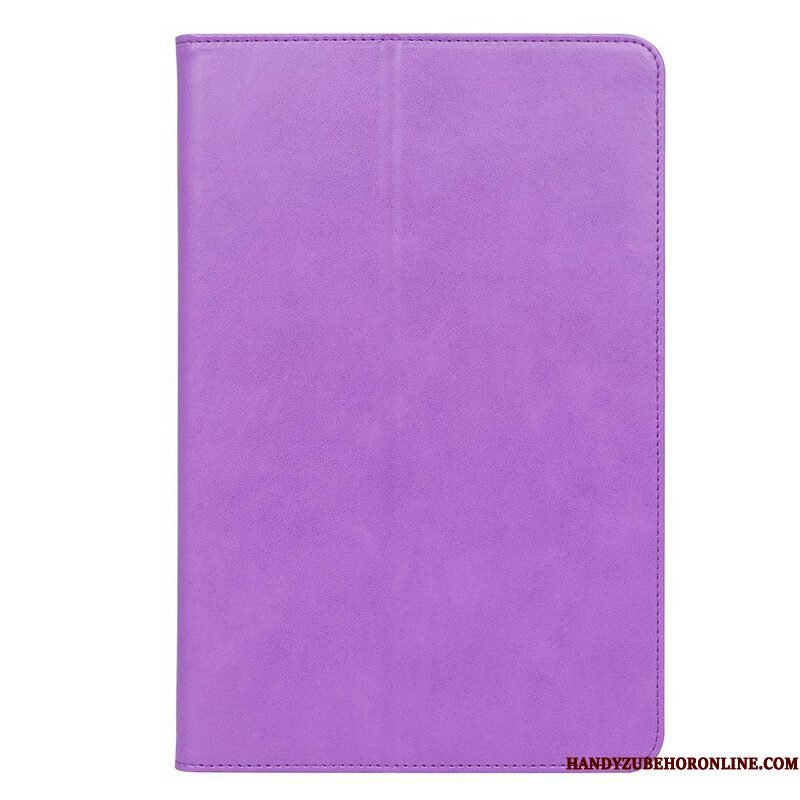 Cover voor Samsung Galaxy Tab S8 Plus / Tab S7 Plus Leren Stijl Met Riem