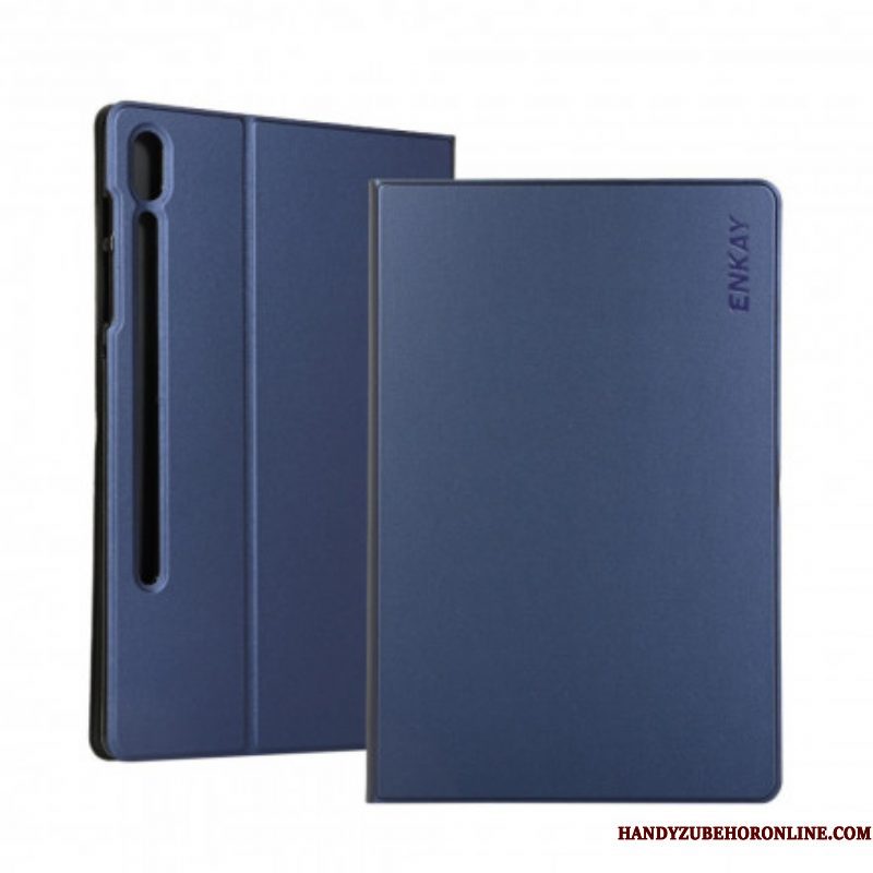 Cover voor Samsung Galaxy Tab S8 / Tab S7 Kunstleer Enkay