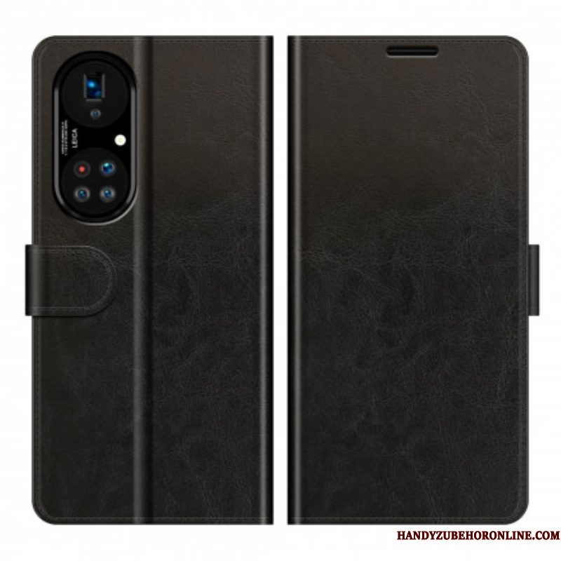 Flip Case voor Huawei P50 Pro Stijl Lederen Ontwerp