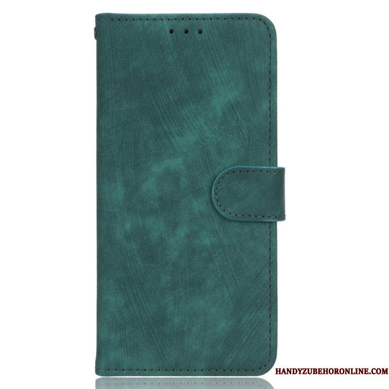 Flip Case voor Huawei P60 Pro Klassieke Rfid Met Draagkoord