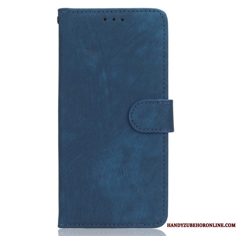 Flip Case voor Huawei P60 Pro Klassieke Rfid Met Draagkoord