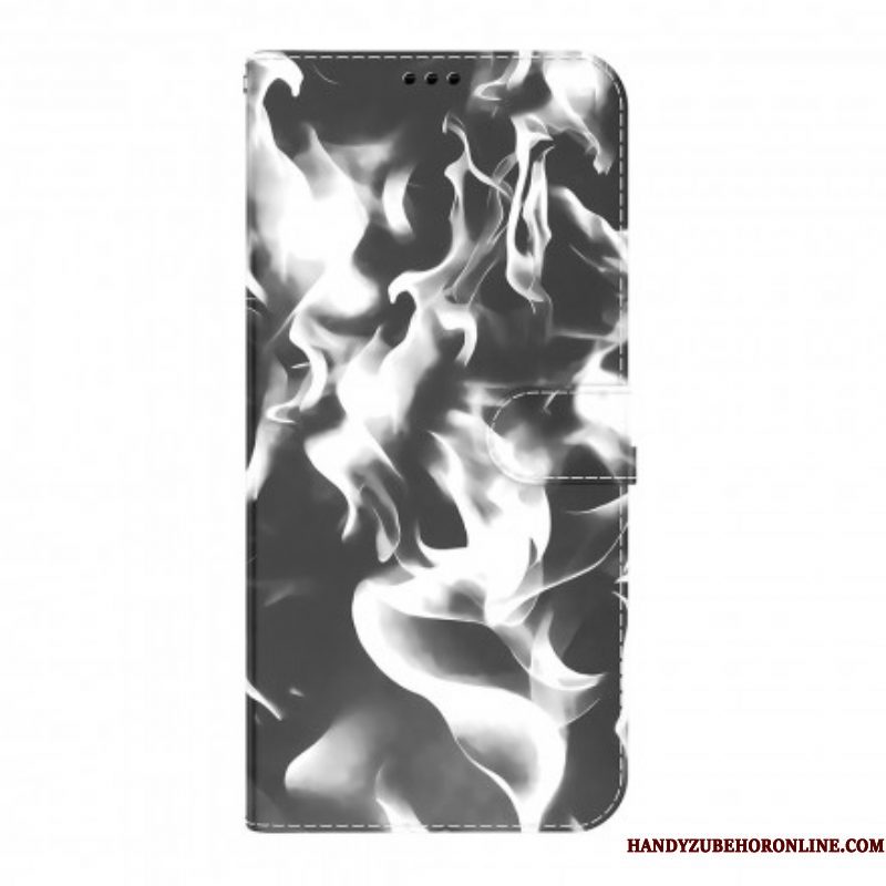 Flip Case voor Motorola Edge 20 Pro Abstract Patroon