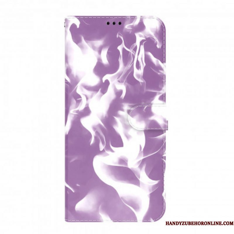 Flip Case voor Motorola Edge 20 Pro Abstract Patroon