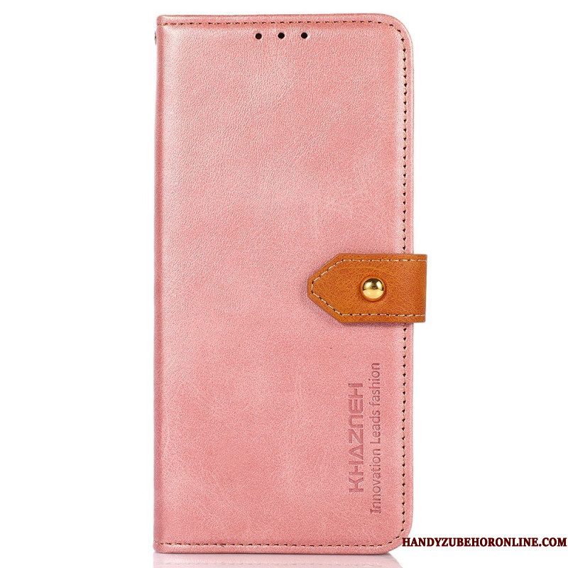 Flip Case voor Motorola Edge 40 Pro Khazneh-riem