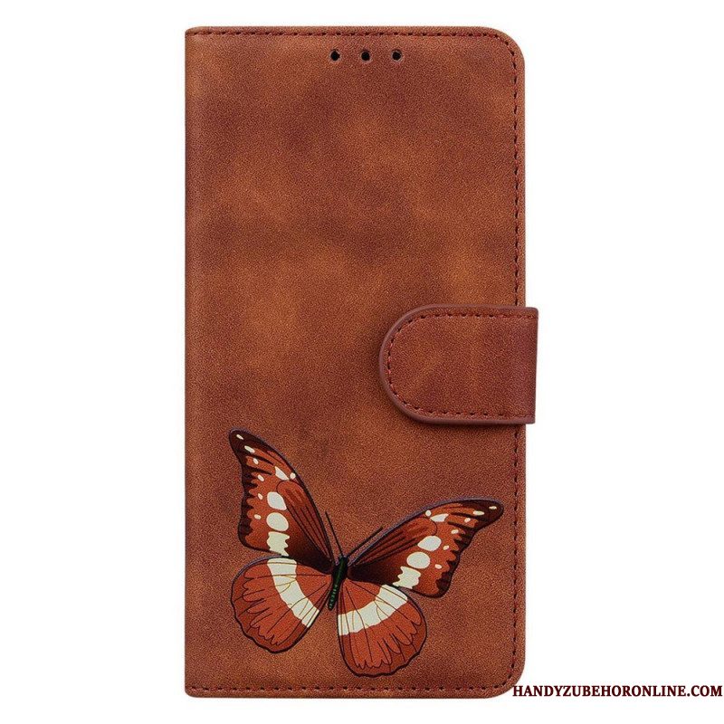 Flip Case voor Samsung Galaxy A14 / A14 5G Vlinder Ontwerp