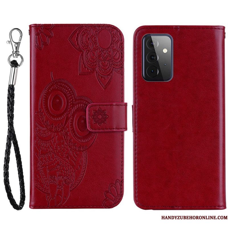 Flip Case voor Samsung Galaxy A53 5G Mandala Uil