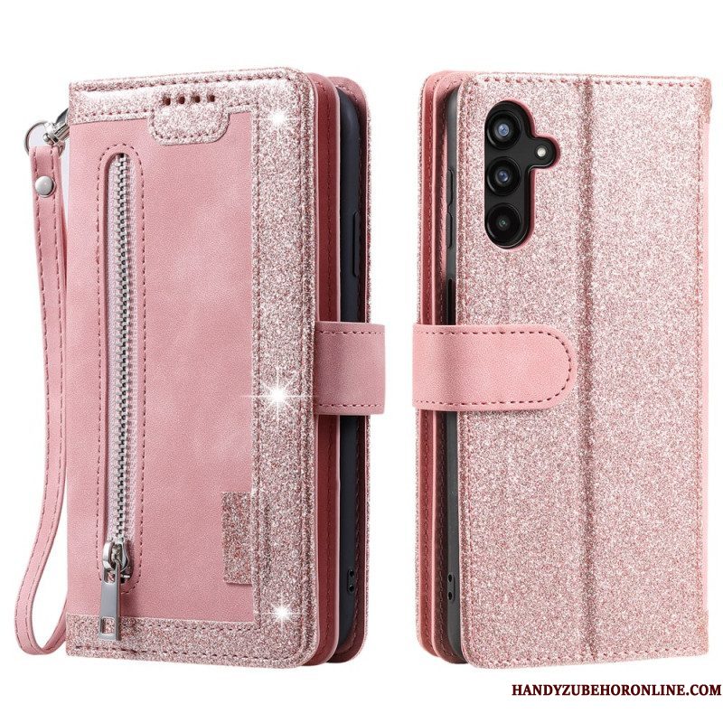 Flip Case voor Samsung Galaxy A54 5G Portemonnee 9 Kaarthouders